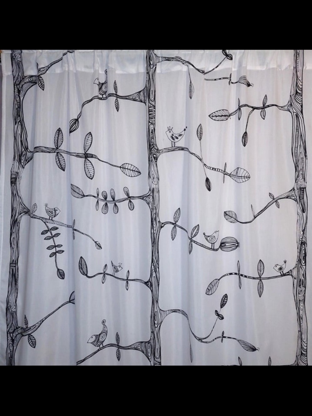 IKEA Eivor curtain panels. 2 panels included